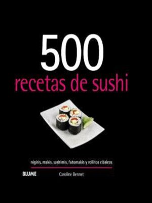 cover image of 500 recetas de sushi